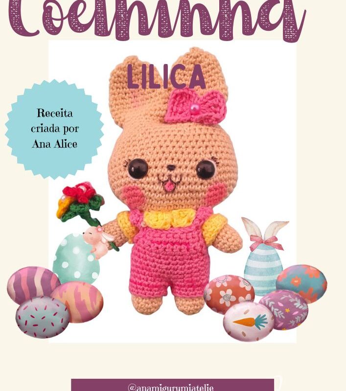 Receita em PDF- Coelhinha Lilica